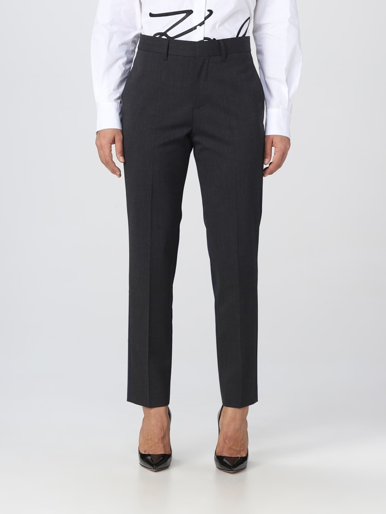 Karl Lagerfeld Ženske pantalone 226W1062-229, Tamnosive