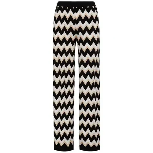 Missoni Ženske pantalone DS22WI27BK020W-S91D2, Crne