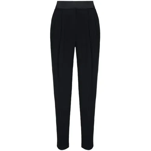 Ermanno Firenze Ženske pantalone D38ETPL05CRE-MF099, Crne