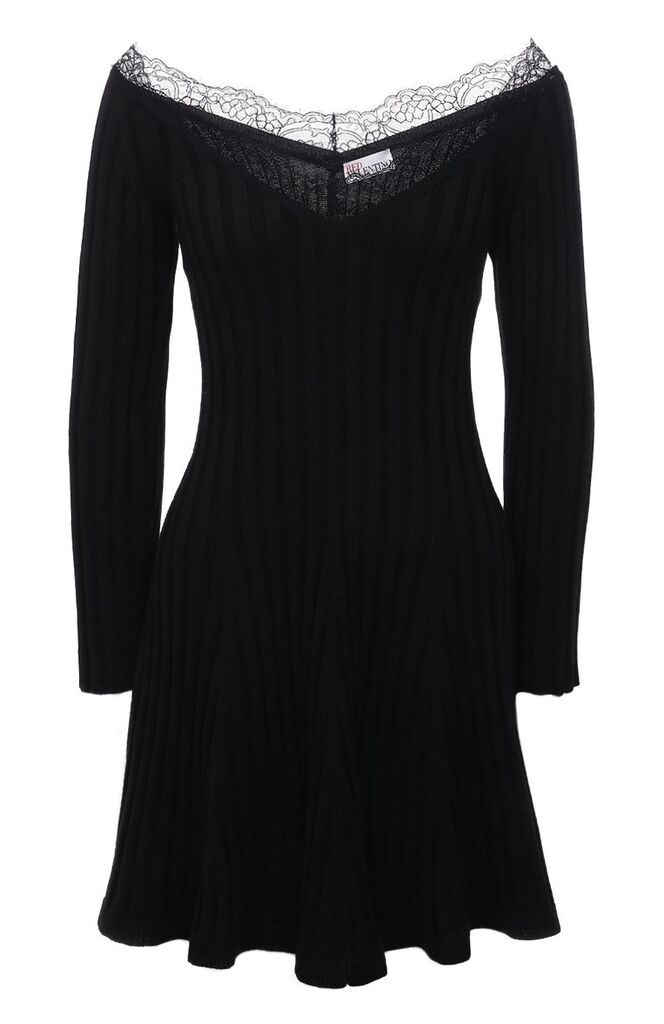 Red Valentino Ženska haljina WR3KD03I646-0NO, Crna