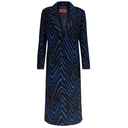 Missoni Ženski kaput DS22WC0ZBT004B-S7281, Crno-Plavi