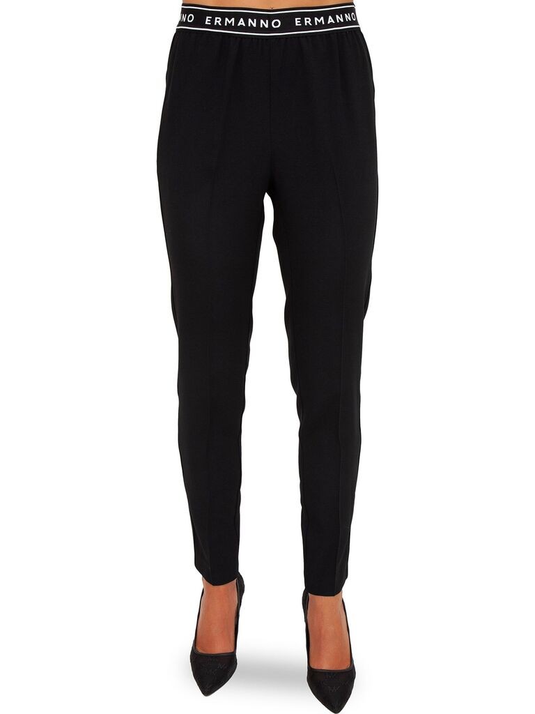 Ermanno Firenze Ženske pantalone D39ETPL22CRE-MF817, Crne