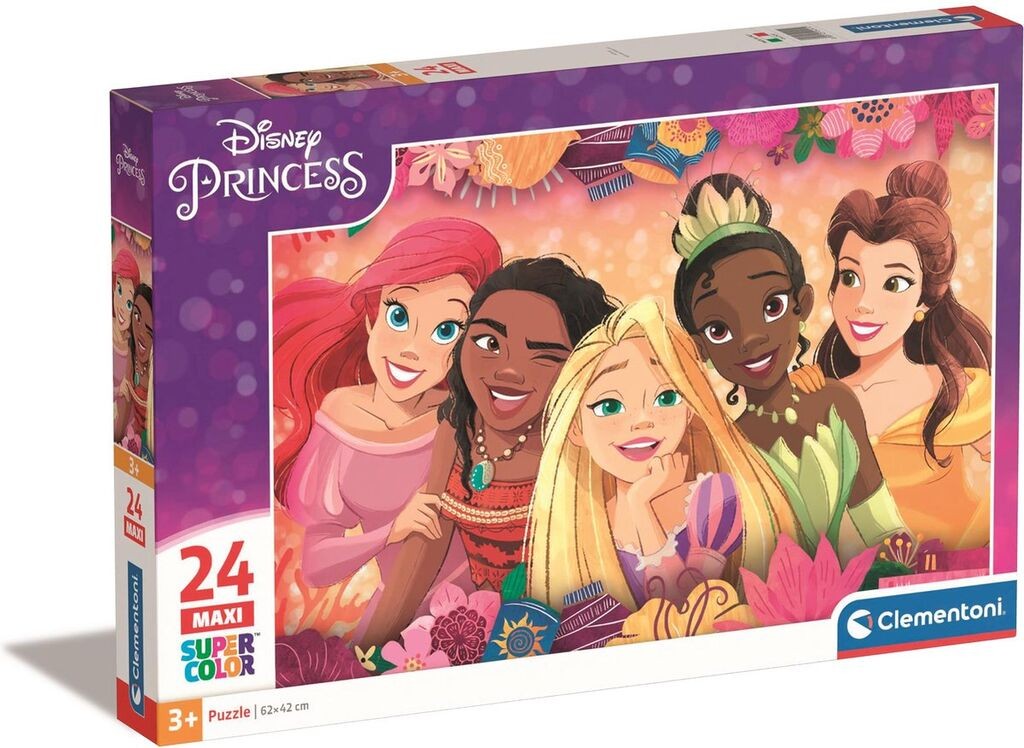 Clementoni Puzzle za decu Maxi Disney Princess, 24 dela