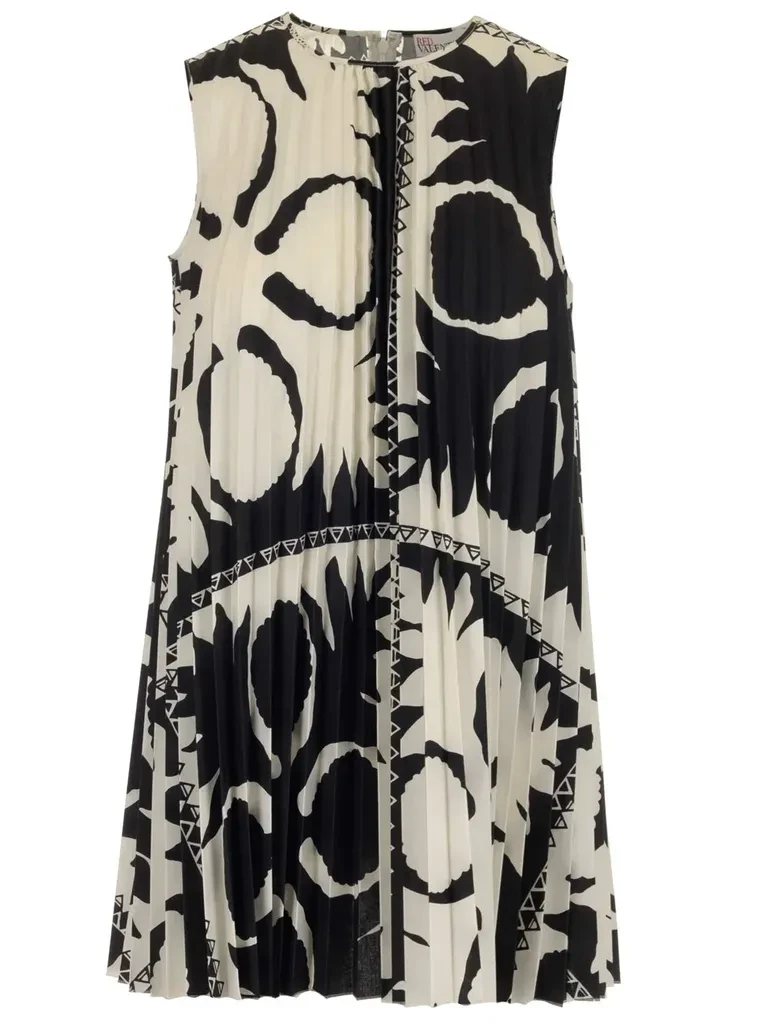 Red Valentino Ženska majica VR0AEC705SA-0NO, Crno-Bela