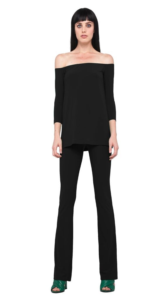 Norma Kamali Ženska bluza KK4266PL130001-BLACK, Crna