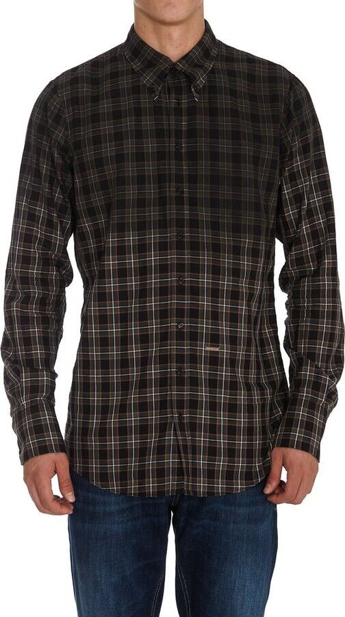 Dsquared2 Muška košulja S74DM0547S53991-001F, Crna