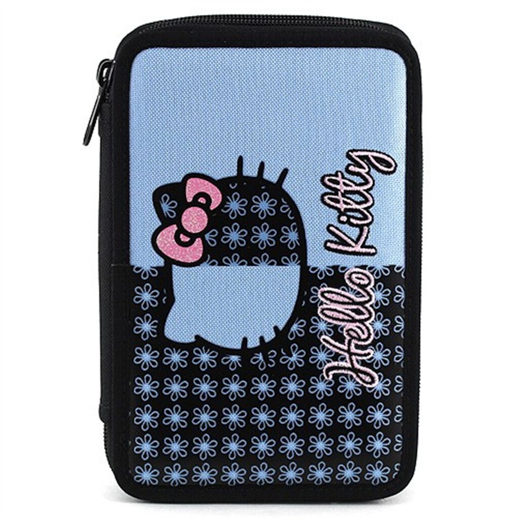 Target Dvodelna pernica za devojčice Hello Kitty, Puna, Plavo - crna