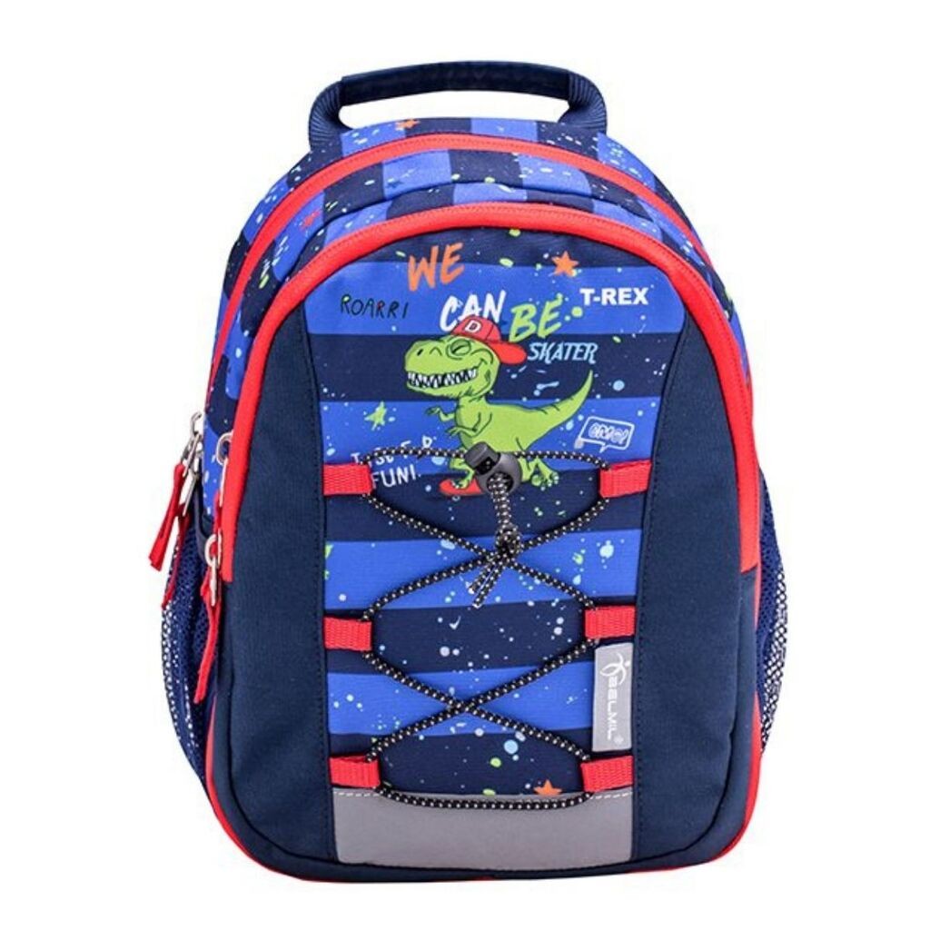 Belmil Ranac za vrtić Mini Kiddy T Rex, Plavi