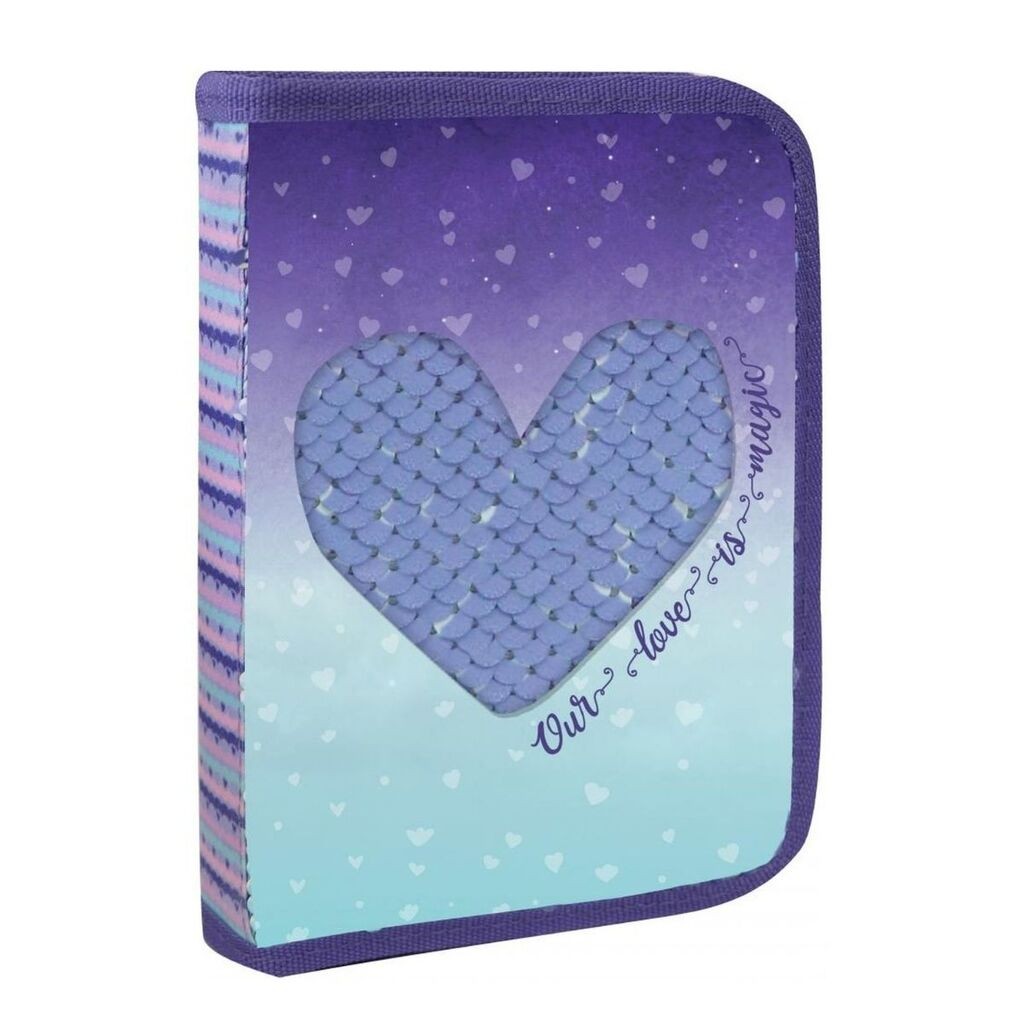 Puna pernica Heart, Ljubičasta