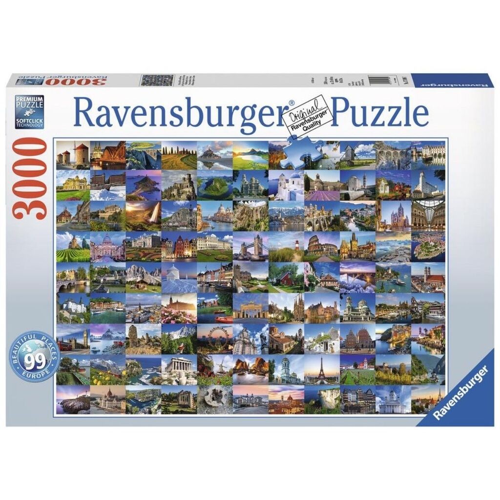 Ravensburger Slagalica 99 najlepših mesta na svetu, 3000 delova