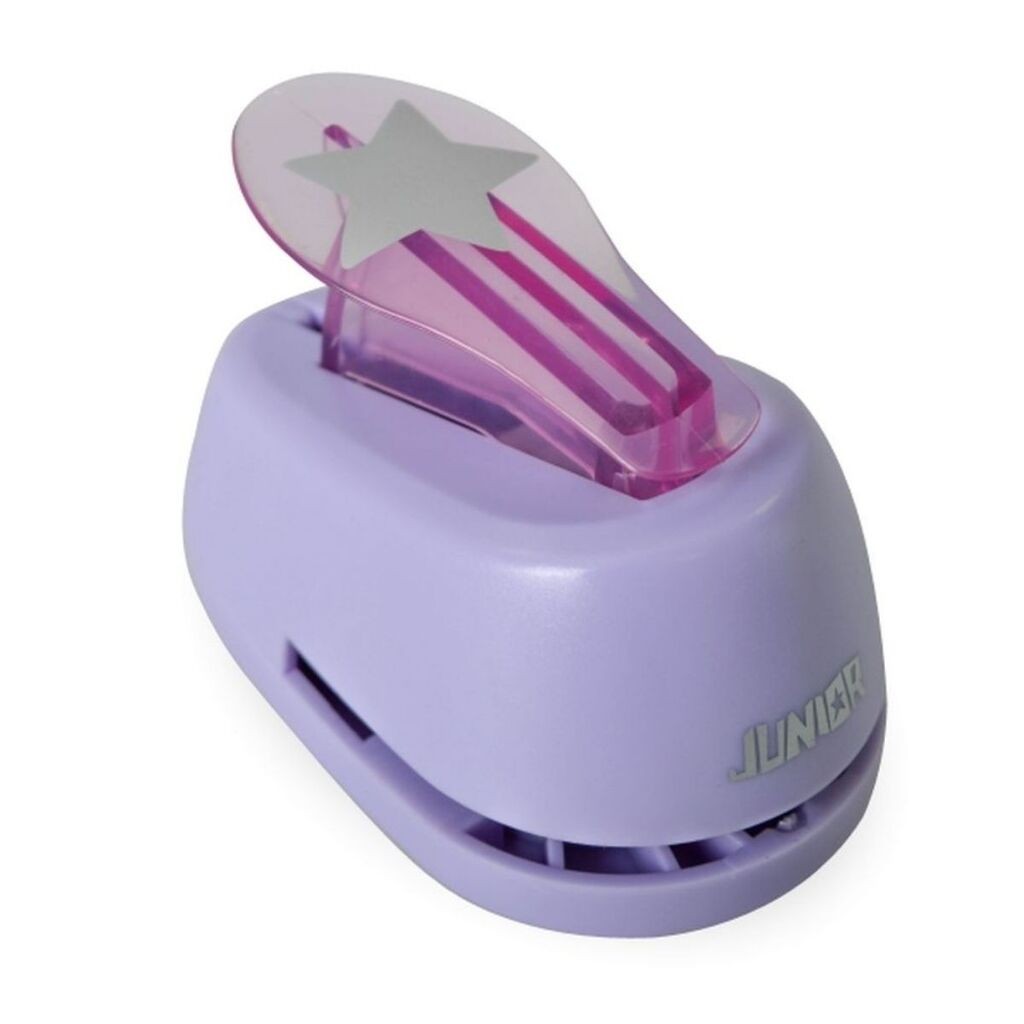 Junior Bušač za papir Zvezda, Dekorativni, Ljubičasti