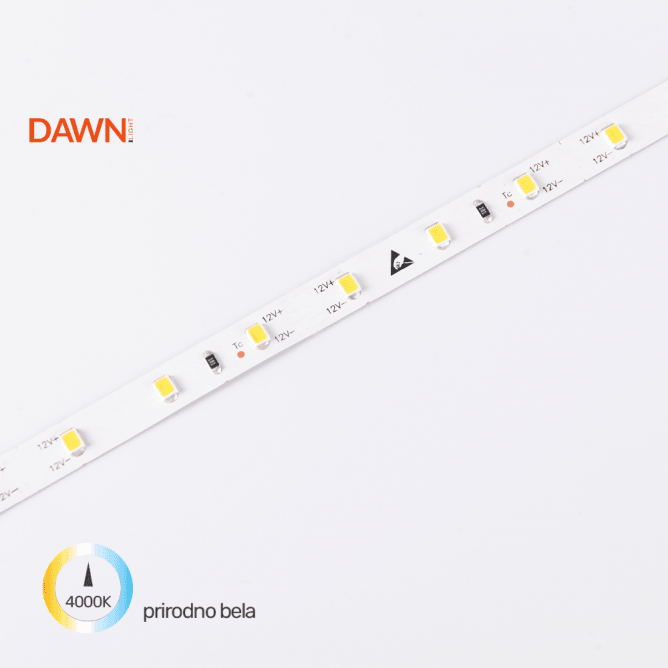 DAWN LED Traka Hl 2835-60-Nw, 12V, Ip20, 5Met, 4.8W/M, 8mm