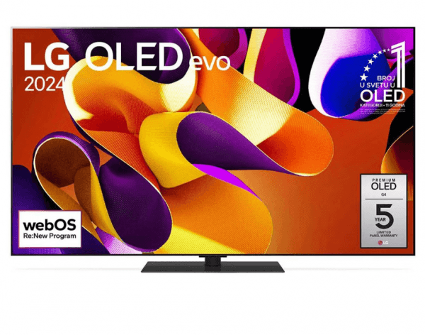LG Televizor OLED55G43LS, 55", OLED, 4K, Smart, webOS, Crni