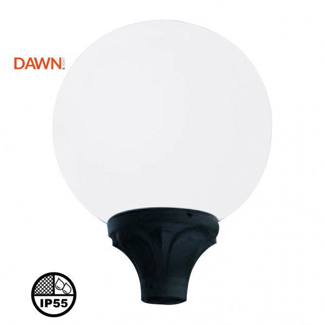 DAWN LED Ulična svetiljka Globe 400, 50W, Crna