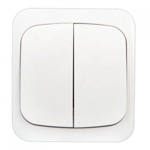 Prekidač serijski OG 3612, Nopal Lux Primera, Beli