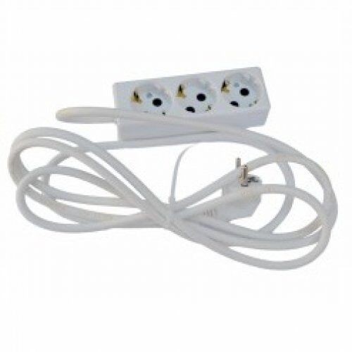 Tehnoelektro Prenosna priključnica 3 mesta PP/J 3x1.5mm², 5m