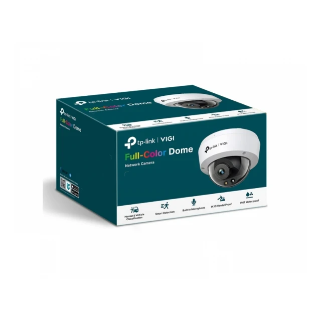 TP-Link Kamera za video nadzor Vigi C240 2.8mm, 4MP, Full-Color Dome Network, Bela