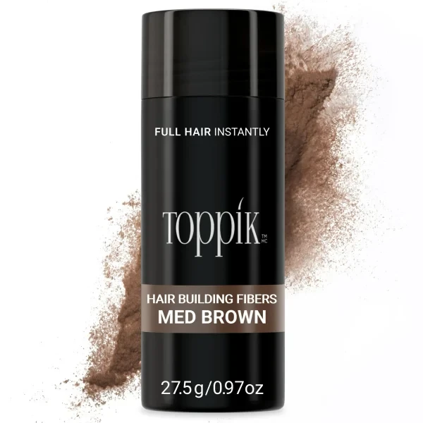 Toppik Keratinska vlakna, 27.5g, Srednje smedja