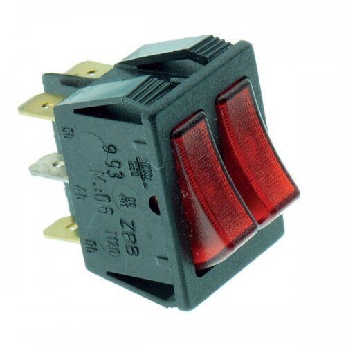 Dupli prekidač kvarcne sa tinjalicom DS 401 ZBB 12