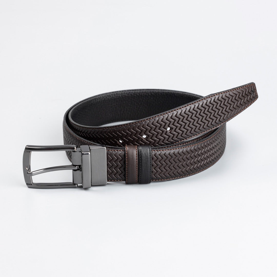 Duomos Muški kaiš, Kožni, 130 cm, Braon