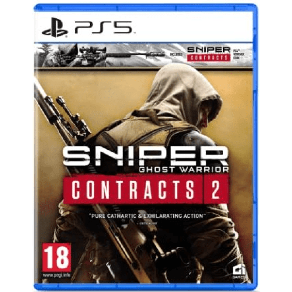 CI igre Sniper Ghost Varrior Contracts 2 PS5 + PS4 Sniper Ghost Varrior 1 vaučer kod - dupli paket