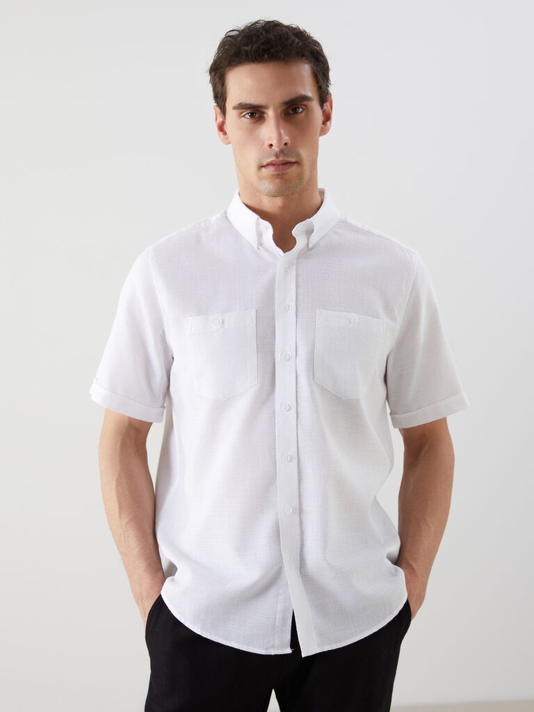 LC Waikiki Muška košulja S5JJ70Z8-Q6K, Bela