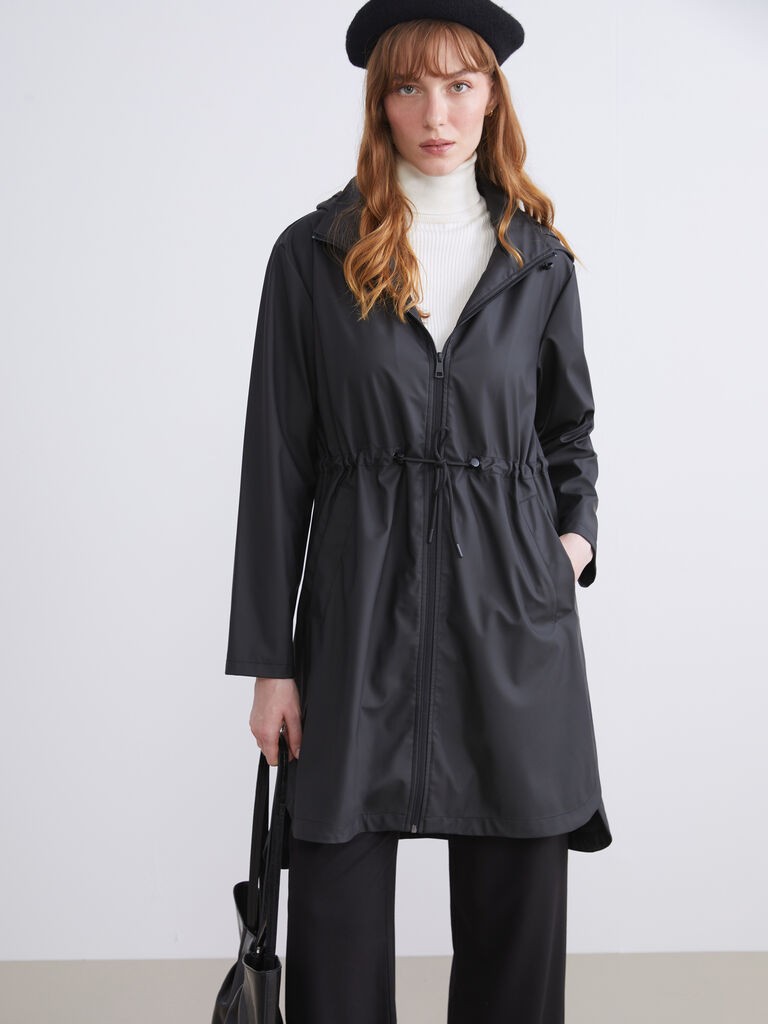 LC Waikiki Ženski mantil W52008Z8-CVL, Crni