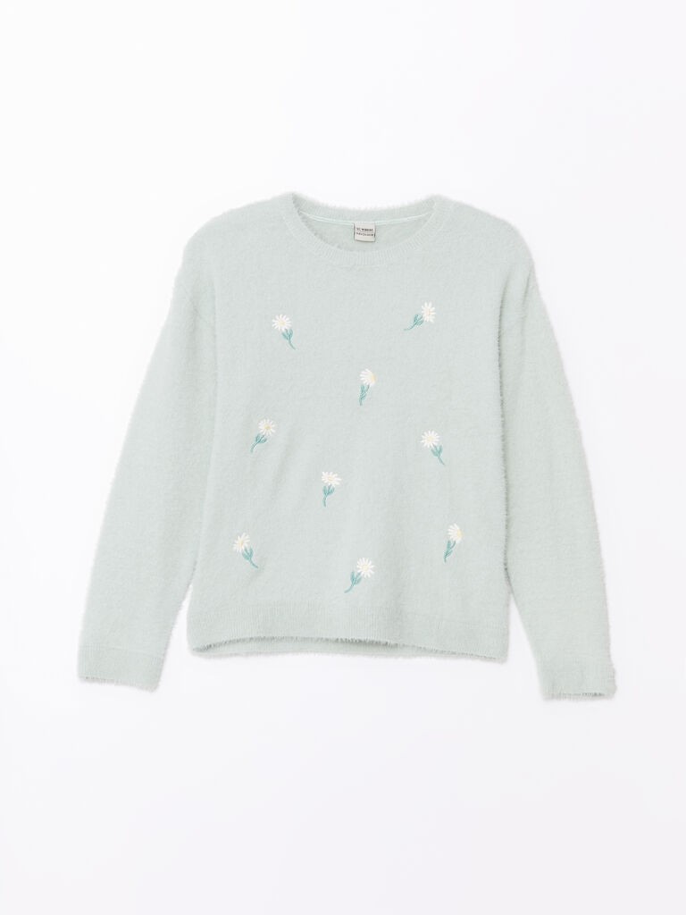 LC Waikiki Džemper za devojčice W4CG49Z4-YN2, Zeleni