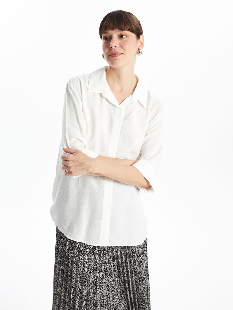 LC Waikiki Ženska bluza S58021Z8-FEW, Krem