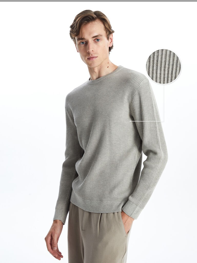 LC Waikiki Muški džemper W4L199Z8-L8T, Bež