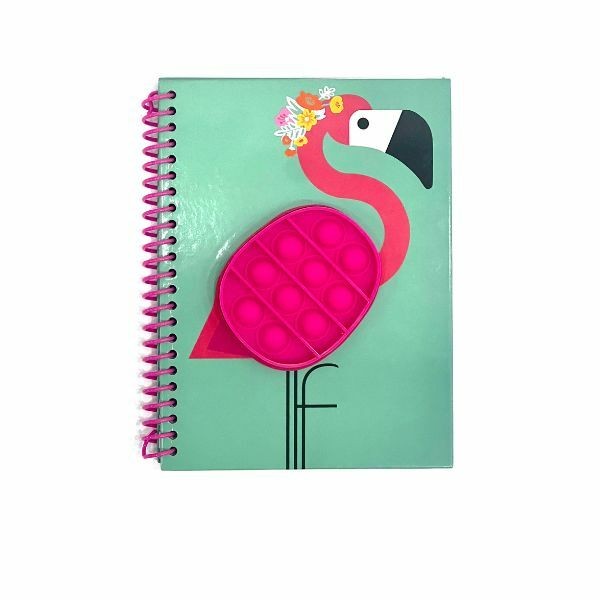 Notes Pop-It Flamingo SM23-NT001-04, 60 listova, Tirkizno-roze