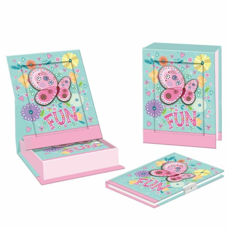 Dečiji dnevnik sa ključem Fun, 56 listova, Plavi