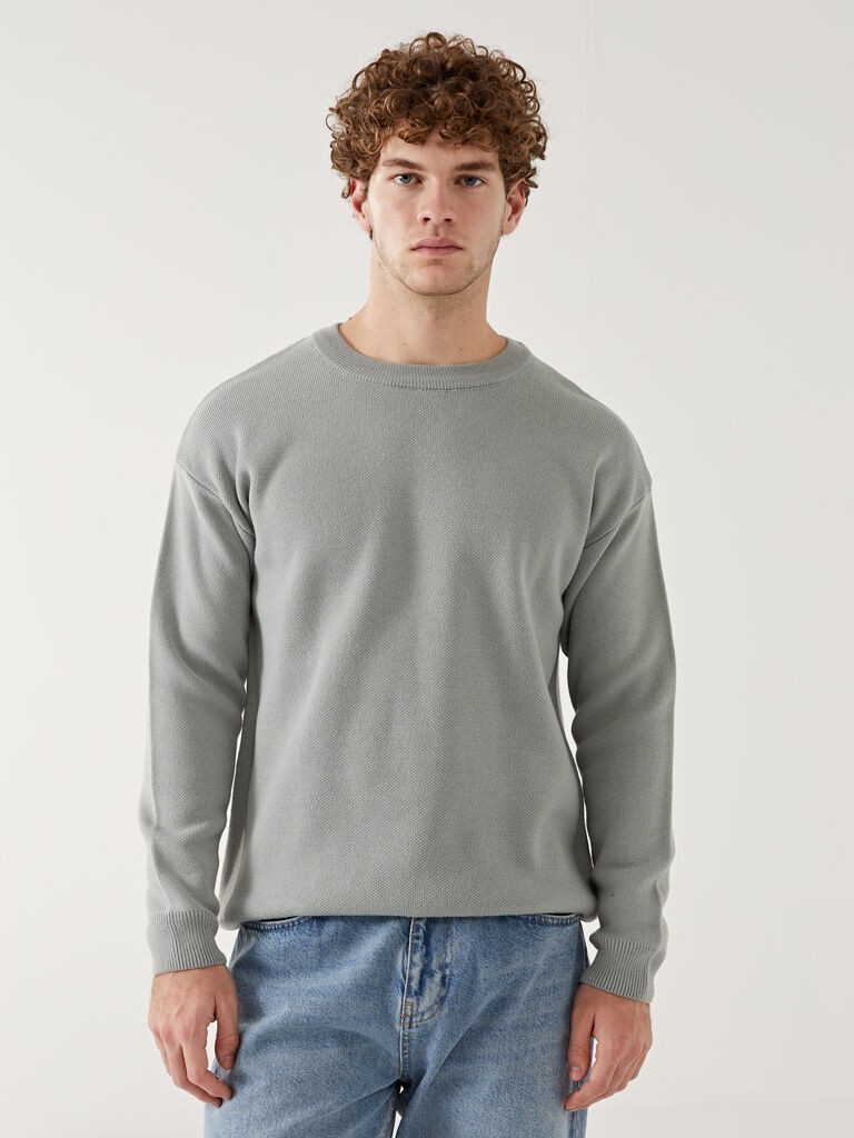 LC Waikiki Muški džemper W41751Z8-YGF, Zeleni