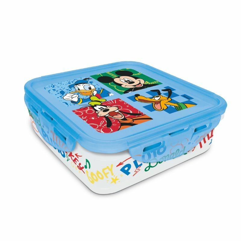 Kutija za užinu Mickey i drugari, 500ml, Plavo-bela