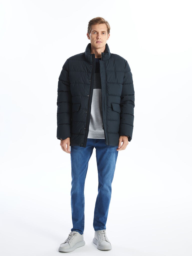 LC Waikiki Muška jakna W4H399Z8-YNH, Teget