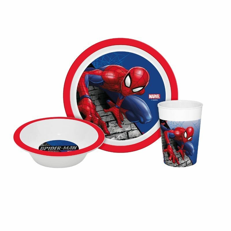 Dečiji set za užinu Spiderman, 3 komada