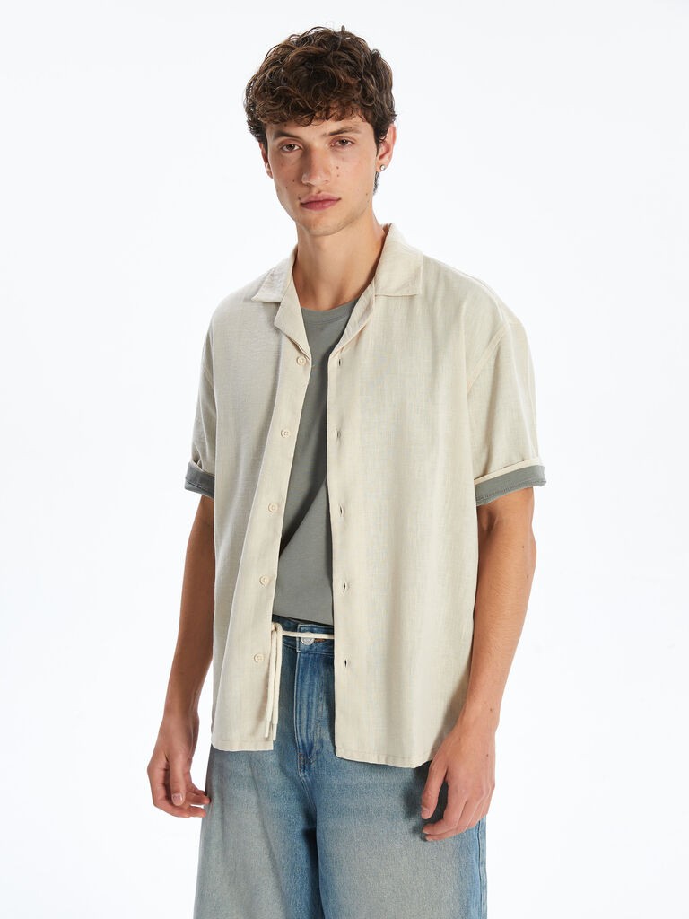LC Waikiki Muška košulja S5I595Z8-VZH, Bež