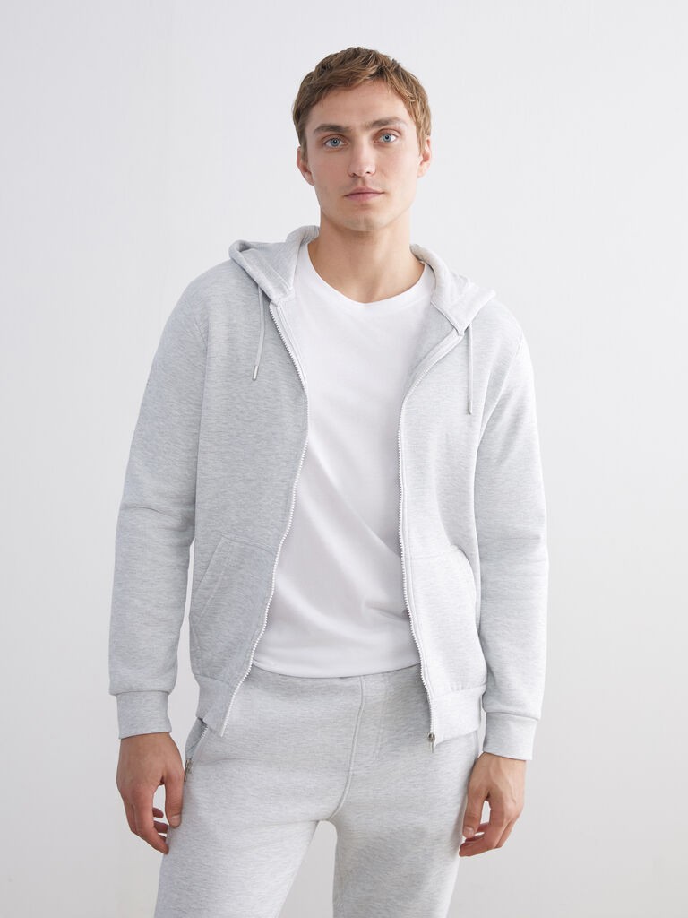 LC Waikiki Muški duks W52051Z8-LAL, Sivi