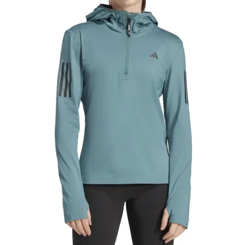 Adidas Ženska dukserica OTR B WIN HZ, Petrolej