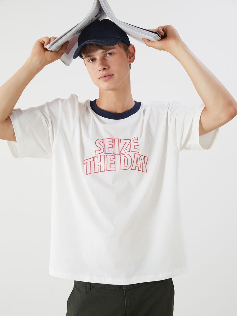 LC Waikiki Muška majica S5Q826Z8-R9J, Krem