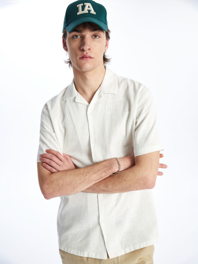 LC Waikiki Muška košulja S4AS80Z8-EEW, Krem