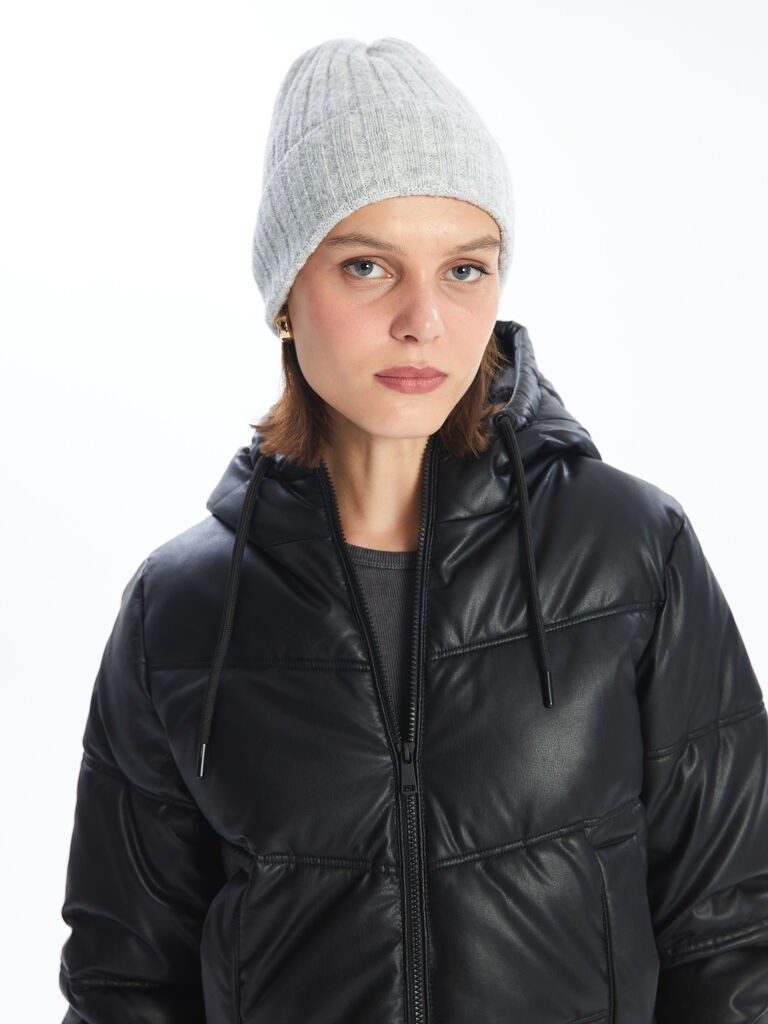 LC Waikiki Ženska kapa W4BM26Z8-LAK, Siva