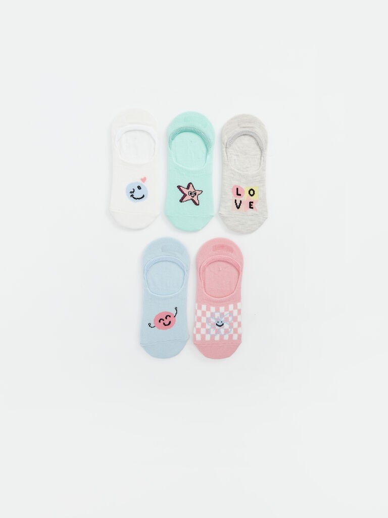 LC Waikiki Set ženskih nazuvica S43956Z4-EEW, 3 para, Krem