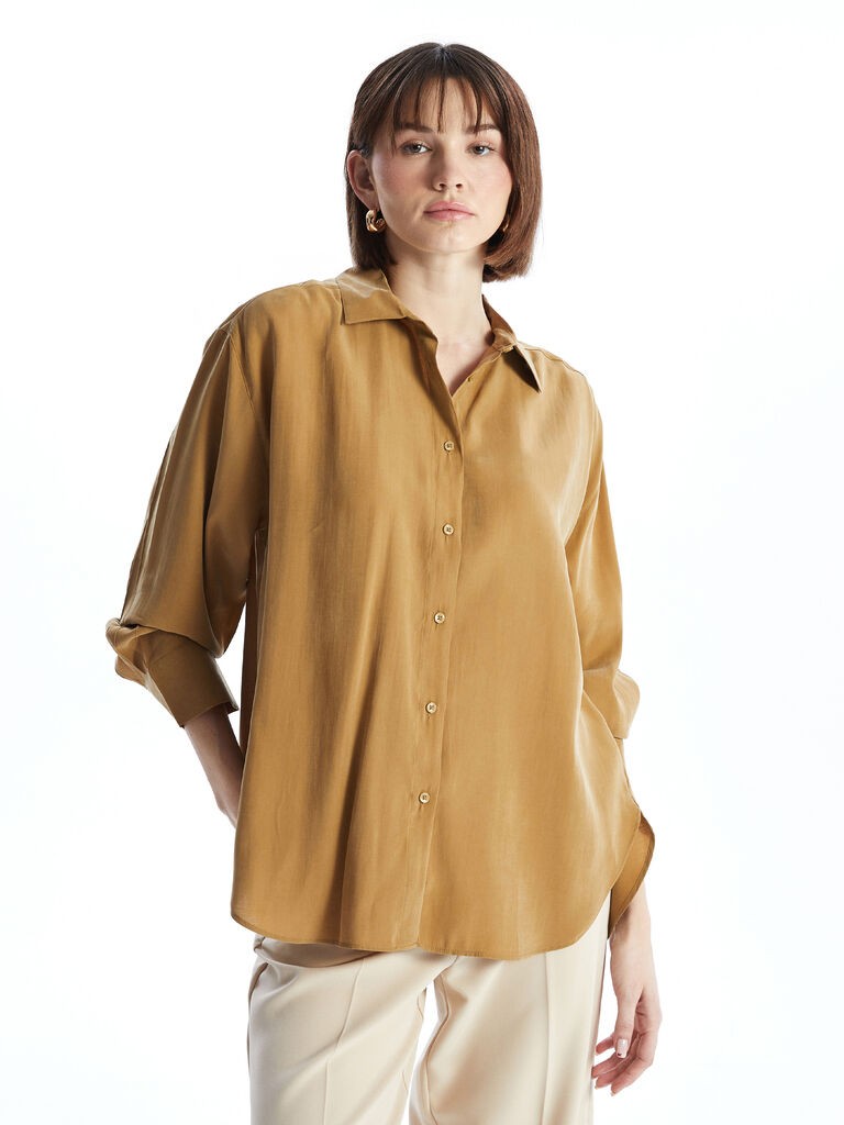 LC Waikiki Ženska košulja S5BC54Z8-T9X, Žuta