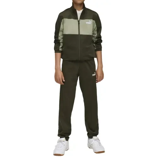 Puma Komplet trenerka za dečake, Maslinasta