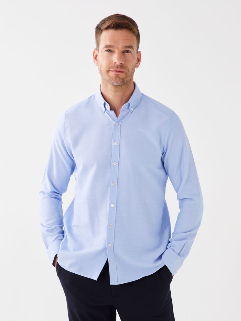 LC Waikiki Muška košulja S40288Z8-CU5, Plava