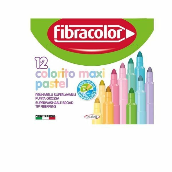 Fibra Color llomasteri Pastel Maxi, 12 komada