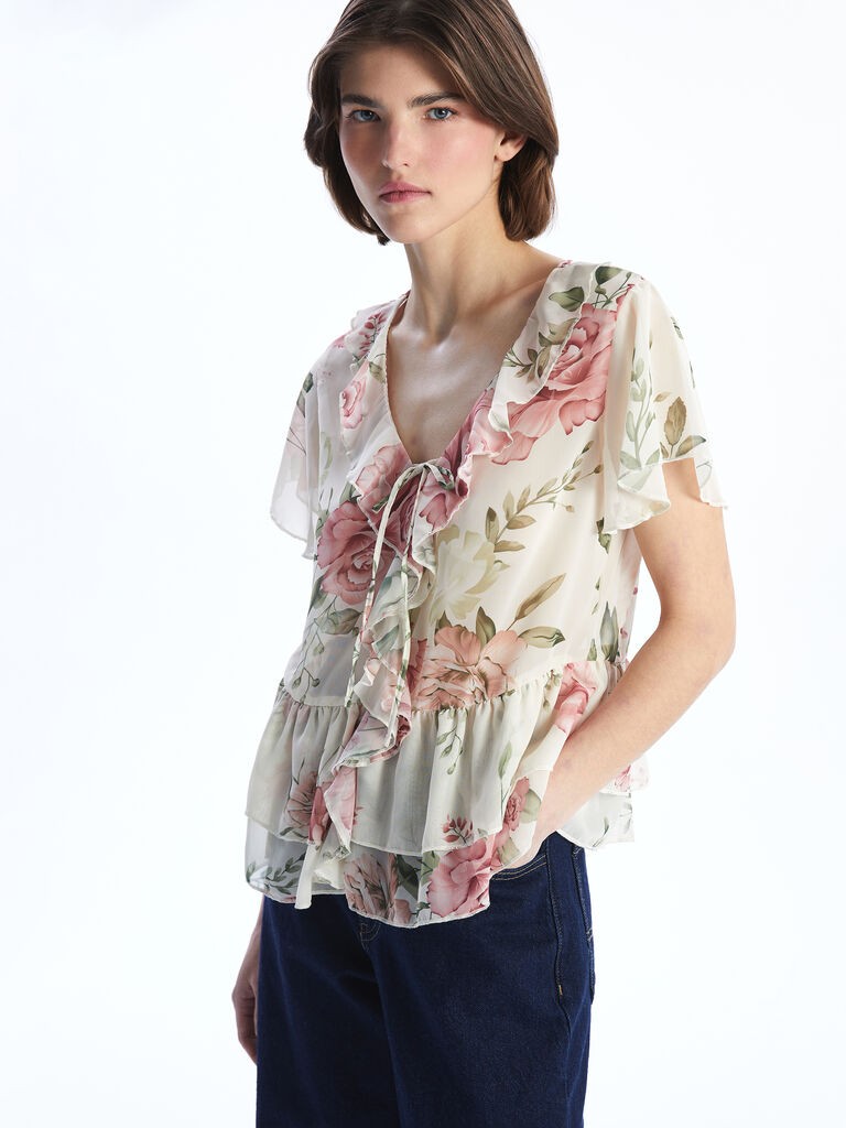 LC Waikiki Ženska bluza S5L086Z8-LQA, Bež