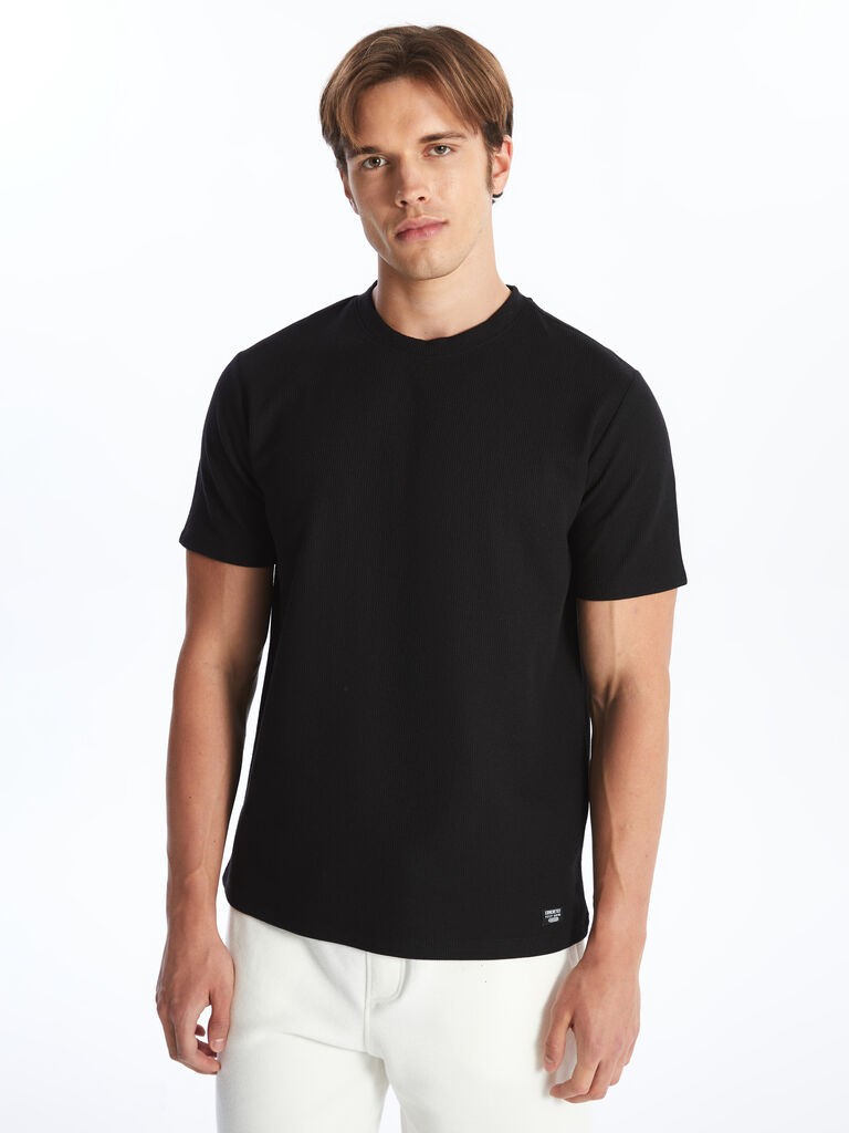 LC Waikiki Muška majica W42368Z8-CVL, Crna