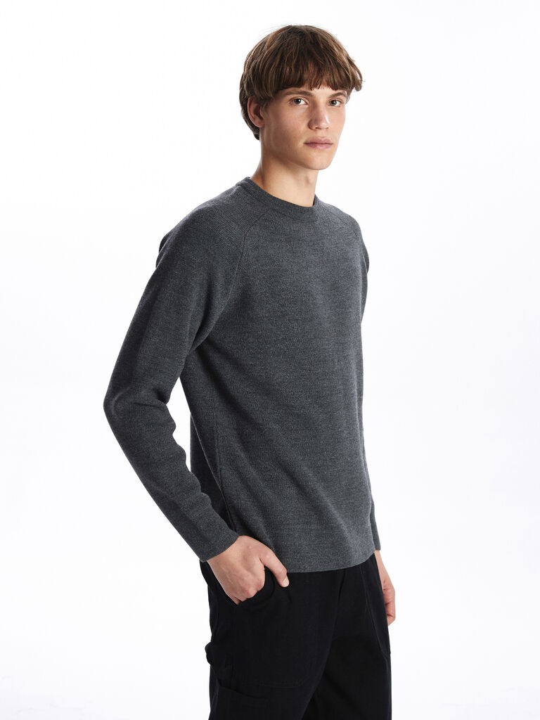 LC Waikiki Muški džemper W4BA27Z8-L8N, Antracit